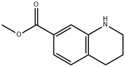 1,2,3,4-四氢-喹啉-7-甲酸甲酯 结构式
