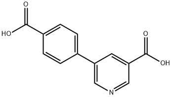 5-(4-羧基苯基)烟酸 结构式