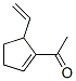 Ethanone, 1-(5-ethenyl-1-cyclopenten-1-yl)- (9CI) 结构式