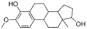 3-methoxy-13-methyl-6,7,8,9,11,12,14,15,16,17-decahydrocyclopenta[a]phenanthrene-4,17-diol 结构式