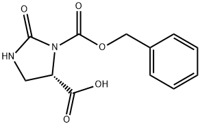 (S)-(-)-2-氧代-1,5-咪唑烷二羧酸 1-苄酯 结构式