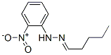 Valeraldehyde (2-nitrophenyl)hydrazone 结构式