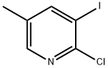 2-氯-3-碘-5-甲基吡啶 结构式