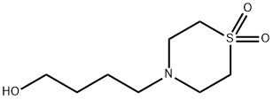 4-(4-羟丁基)硫代吗啉-1,1-二氧化物 结构式
