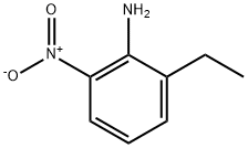 2-乙基-6-硝基苯胺 结构式