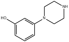 间羟基苯基哌嗪 结构式