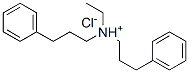 ethylbis(3-phenylpropyl)ammonium chloride 结构式