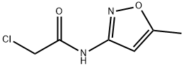 2-氯-N-(5-甲基-异恶唑-3-基)-乙酰胺 结构式