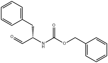 N-苄氧羰基-L-苯丙氨醛 结构式