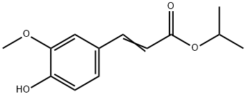 阿魏酸异丙酯 结构式