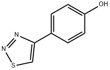 4-(1,2,3-噻重氮-4-基)苯酚 结构式