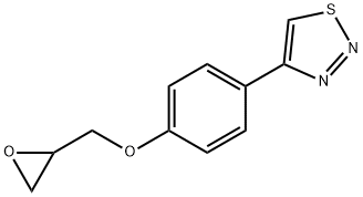 4-[4-(OXIRAN-2-YLMETHOXY)PHENYL]-1,2,3-THIADIAZOLE