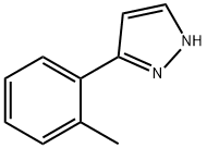 3-(2′-甲基苯基)-1H-吡唑 结构式