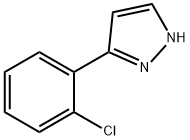 3-(2-氯苯基)吡唑 结构式