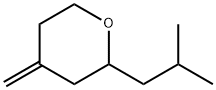 tetrahydro-4-methylene-2-(2-methylpropyl)-2H-pyran 结构式
