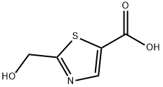 2-(羟甲基)噻唑-5-羧酸 结构式