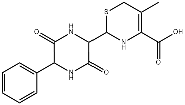 苯甘孢霉素环二肽 结构式