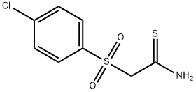 2-[(4-氯苯基)磺酰]硫代乙酰胺 结构式