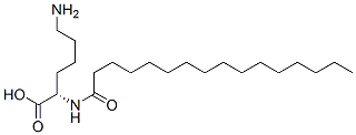 N2-(1-oxohexadecyl)-L-lysine  结构式