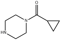 1-环丙甲酰基哌嗪 结构式