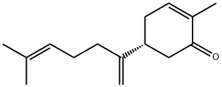 (5R)-2-Methyl-5-(5-methyl-1-methylene-4-hexenyl)-2-cyclohexen-1-one 结构式