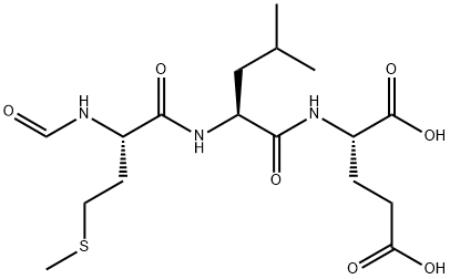 FOR-MET-LEU-GLU-OH 结构式