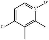 2,3-二甲基-4-氯吡啶-N-氧化物 结构式