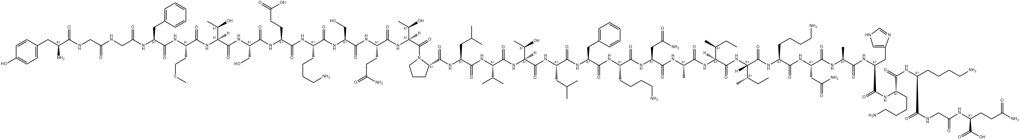 Β-内啡肽 结构式
