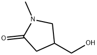 4-(羟基甲基)-1-甲基吡咯烷-2-酮 结构式