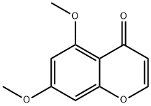 5,7-二甲氧基4H-1-苯并吡喃-4-酮 结构式