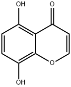 5,8-Dihydroxy-4H-1-benzopyran-4-one 结构式