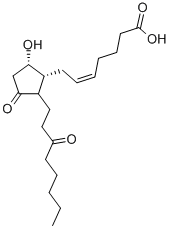 13,14-DIHYDRO-15-KETO PROSTAGLANDIN D2 结构式