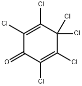 六氯环己-2,5-二烯酮 结构式