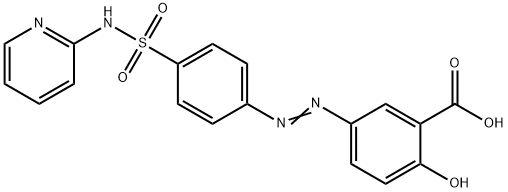 柳氮磺胺吡啶 结构式