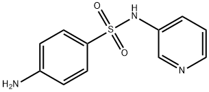 4-氨基-N-(吡啶-3-基)苯-1-磺酰胺 结构式