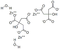 柠檬酸锌(二水合物) 结构式