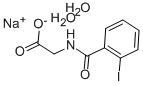 o-Iodohippuricacidsodiumsaltdihydrate 结构式