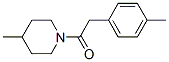 Piperidine, 4-methyl-1-[(4-methylphenyl)acetyl]- (9CI) 结构式