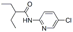 Butanamide, N-(5-chloro-2-pyridinyl)-2-ethyl- (9CI) 结构式