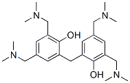 2,2'-methylenebis[4,6-bis[(dimethylamino)methyl]phenol] 结构式