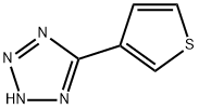 5-(3-THIENYL)-2H-1,2,3,4-TETRAZOLE 结构式