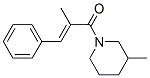 Piperidine, 3-methyl-1-(2-methyl-1-oxo-3-phenyl-2-propenyl)- (9CI) 结构式