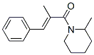 Piperidine, 2-methyl-1-(2-methyl-1-oxo-3-phenyl-2-propenyl)- (9CI) 结构式