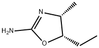 2-Oxazolamine,5-ethyl-4,5-dihydro-4-methyl-,(4R,5S)-(9CI) 结构式