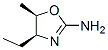 2-Oxazolamine,4-ethyl-4,5-dihydro-5-methyl-,(4S,5R)-(9CI) 结构式