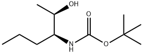 Carbamic acid, [(1S)-1-[(1R)-1-hydroxyethyl]butyl]-, 1,1-dimethylethyl ester 结构式