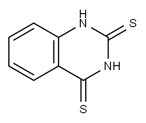 喹唑啉-2,4-二硫醇 结构式