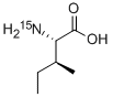 L-异亮氨酸-15N 结构式