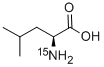 L-亮氨酸-15N 结构式