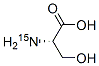 L-丝氨酸-15N 结构式